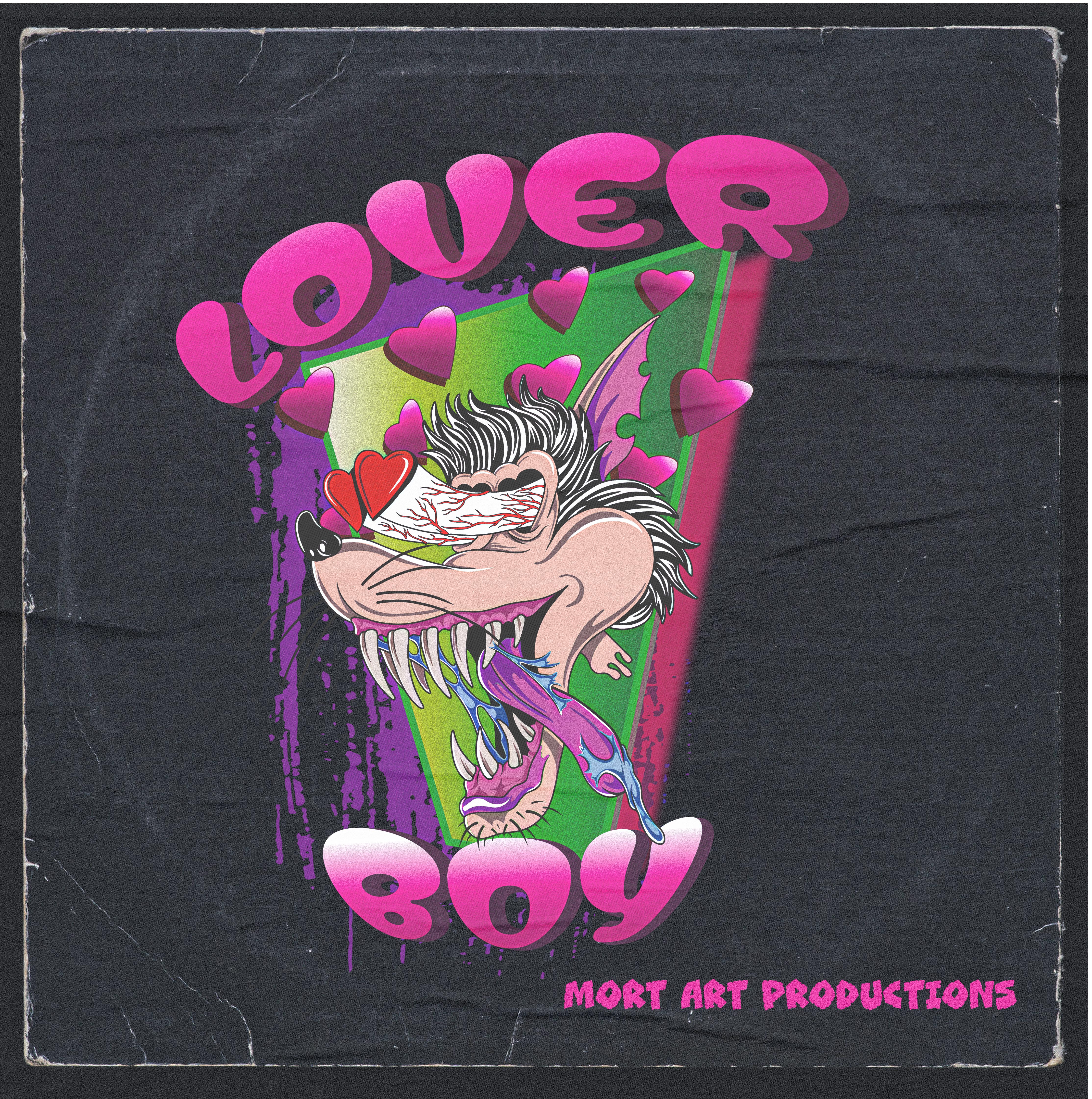 Loverboy retro character illustration