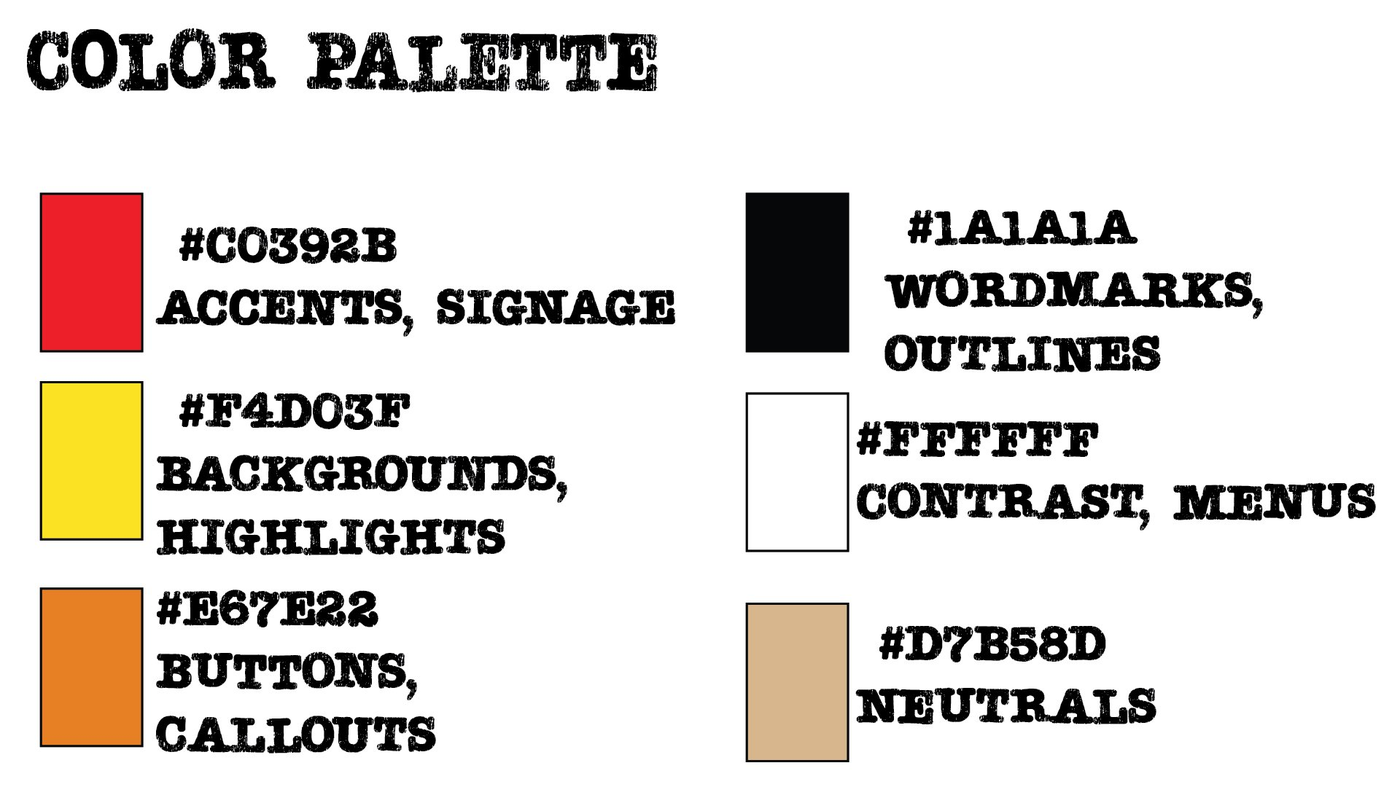 Slice color palette