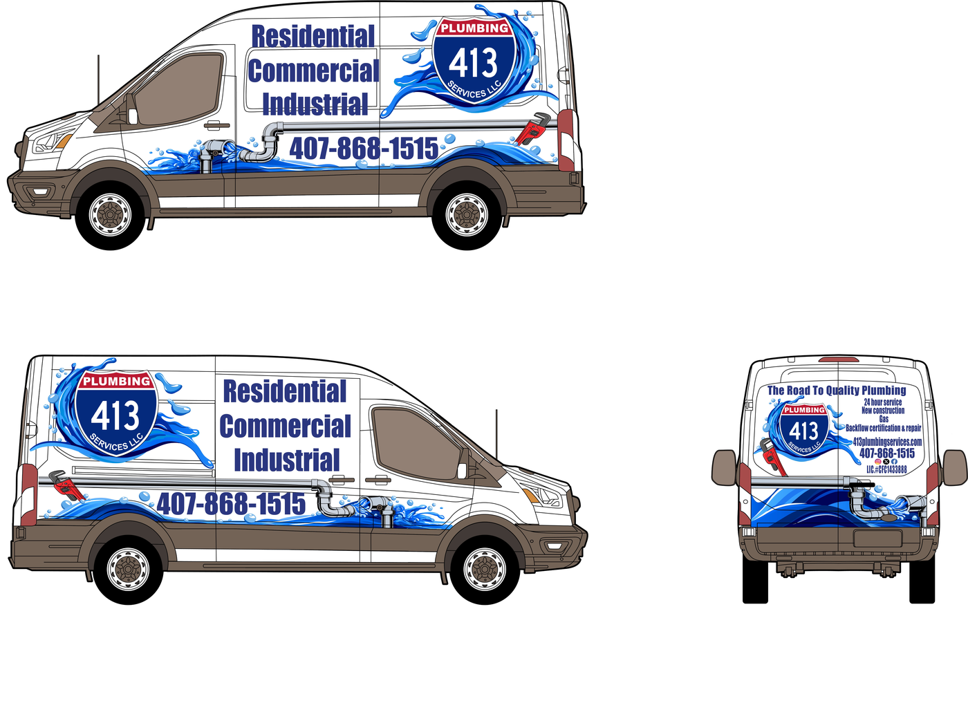 Ford Transit Van Wrap